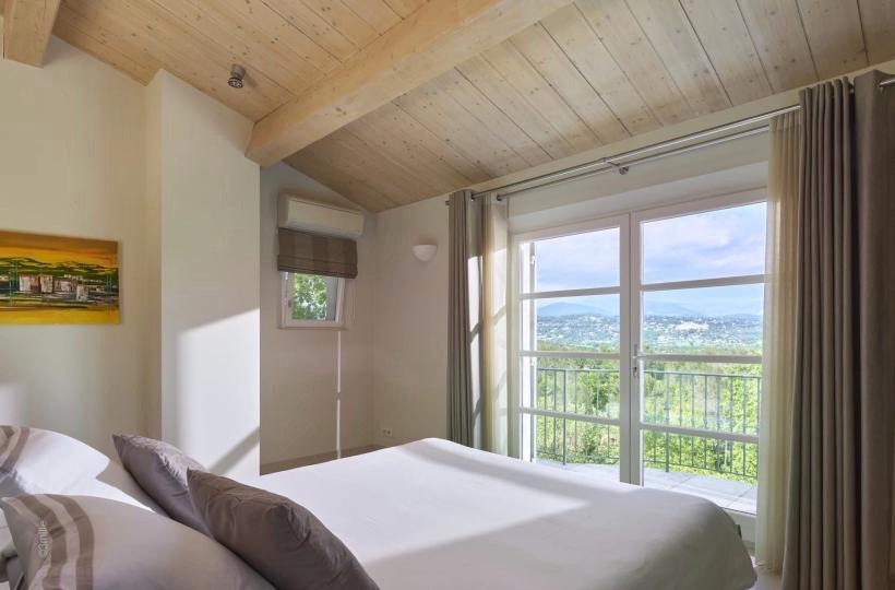 Spacious master bedroom suite